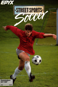 Street Sports Soccer Commodore 64 US box art
